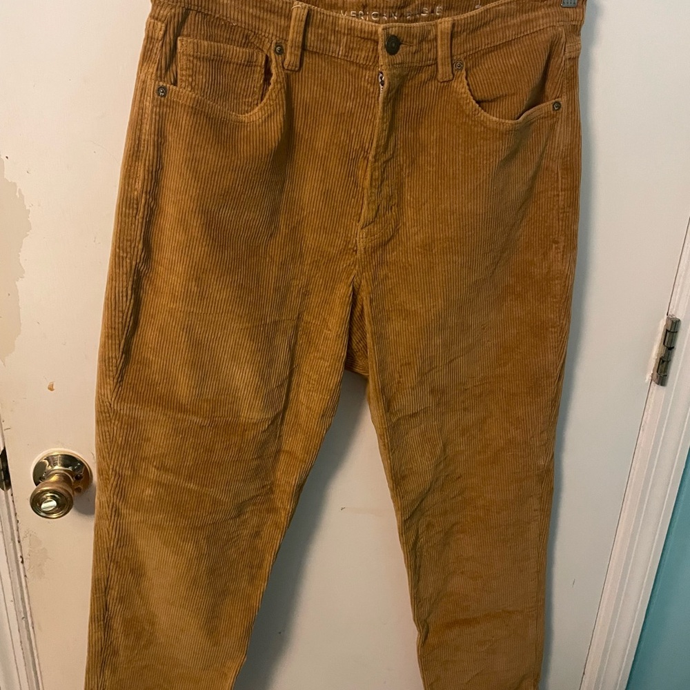 Women’s Mustard Corduroy Pants